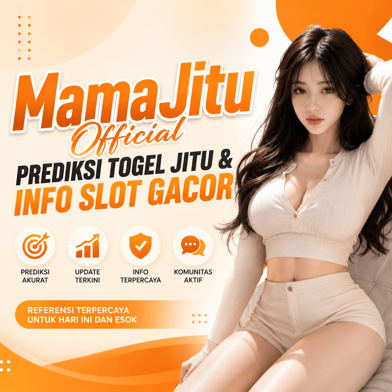 Banner Resmi MamaJitu Official — Portal Prediksi Togel & Slot Gacor